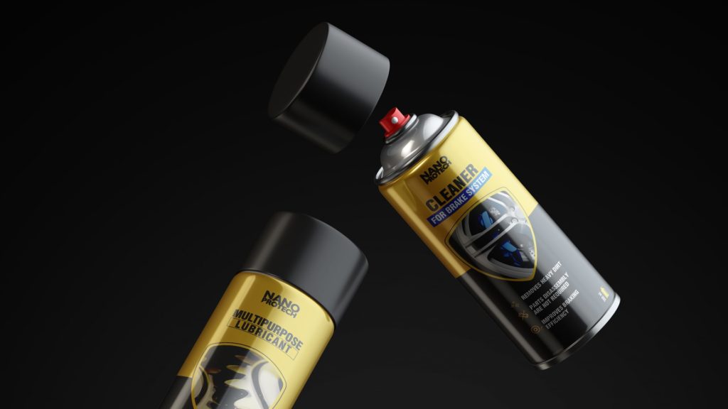 Spray can mockup